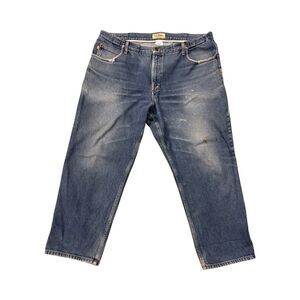 L.L. Bean Comfort Waist 40x29 Blue Jeans Classic Denim Work Pants